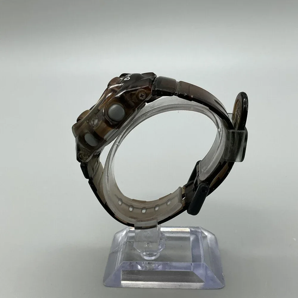 Casio Baby-G BG-169R Womens Watch 39mm Blue Digital Dial Brown Resin New Battery
